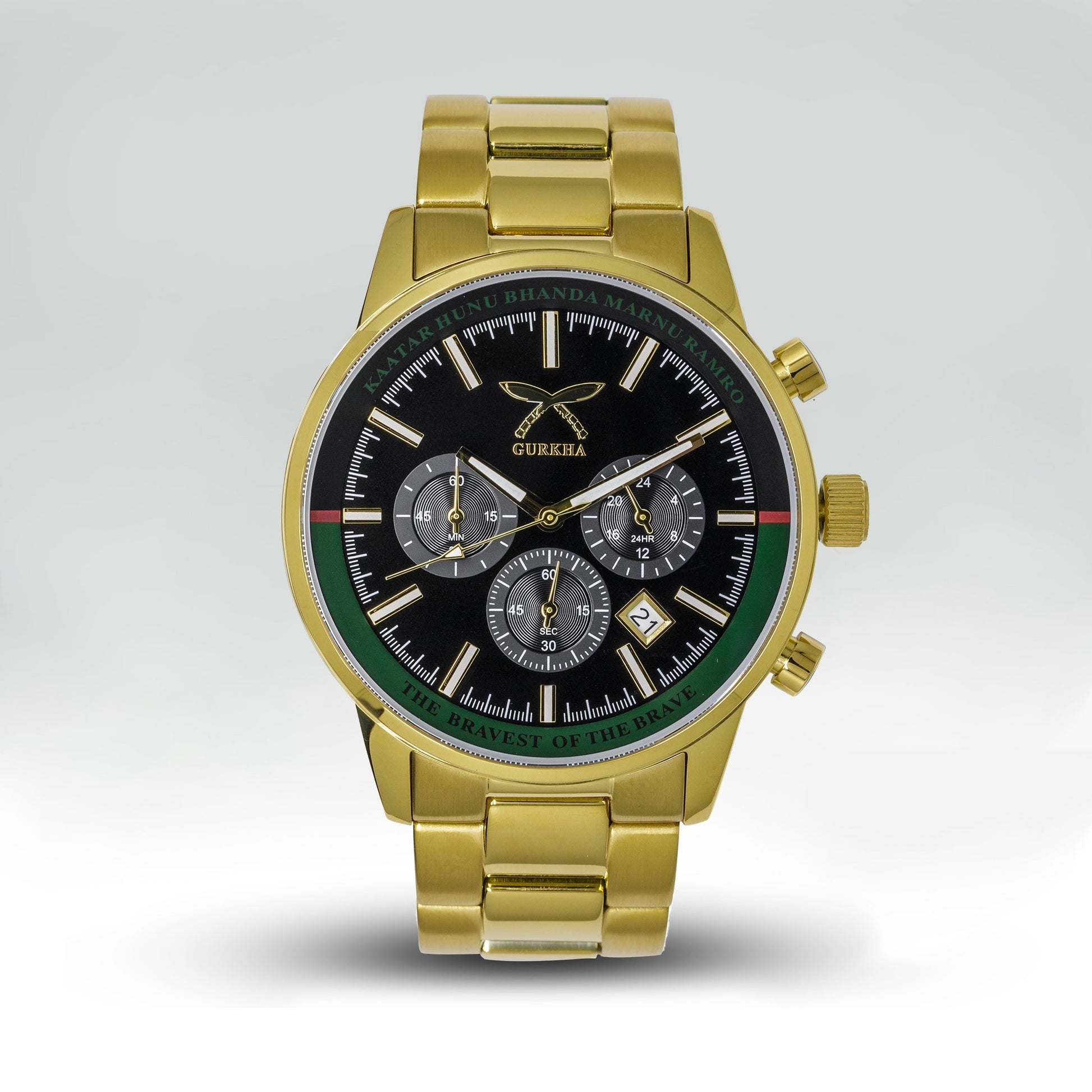 G-200 Gold stainless steel men's wristwatch