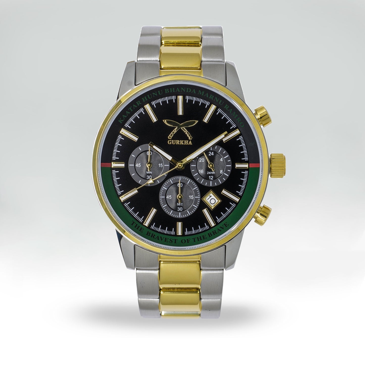 G-200 Mix two-tone stainless steel chronograph watch
